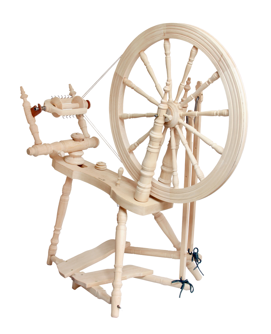 Kromski_Sypmhony-Spinning-Wheel-Unfinished Kromski Symphonie naturbelassen