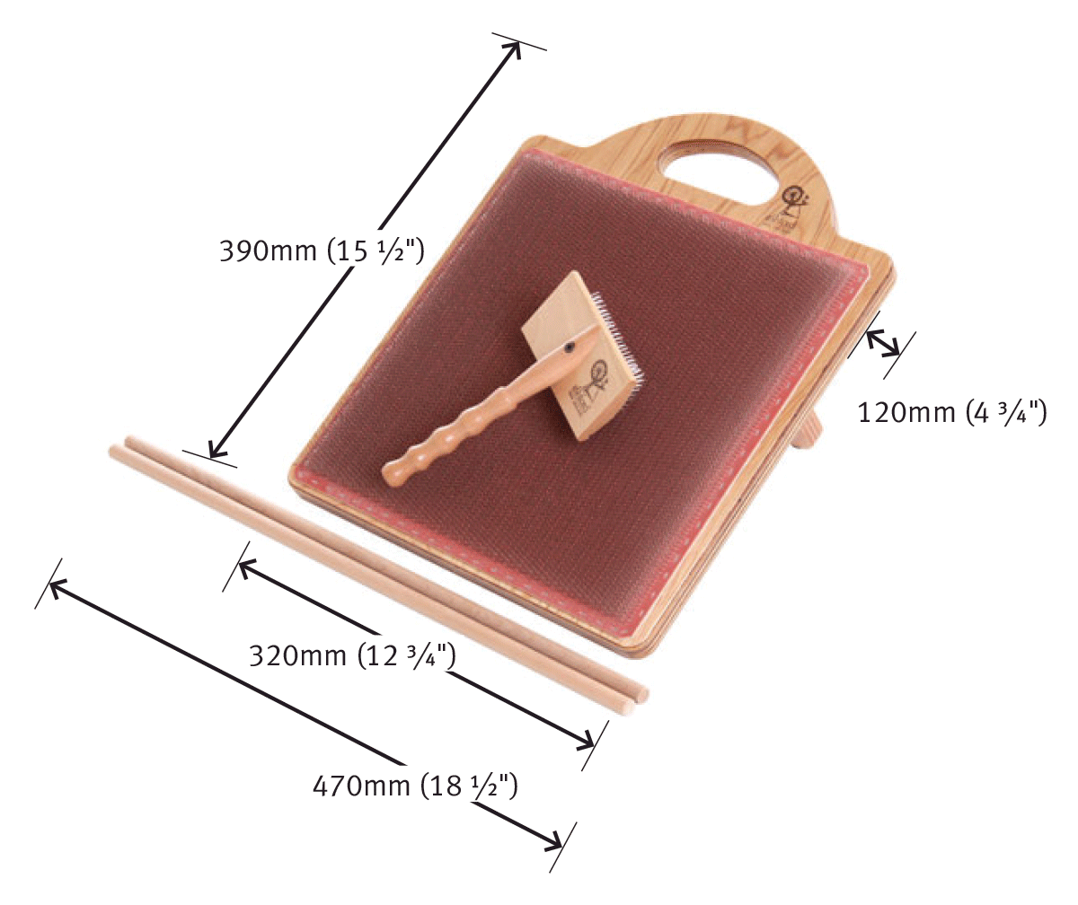 Ashford Blending Board mit Maßen