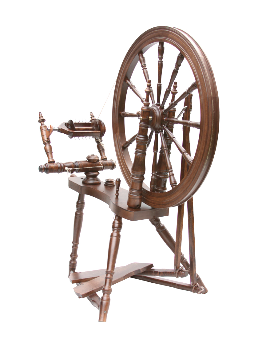 Kromski_Sypmhony-Spinning-Wheel-Walnut Kromski Symphonie walnussfarben gebeizt