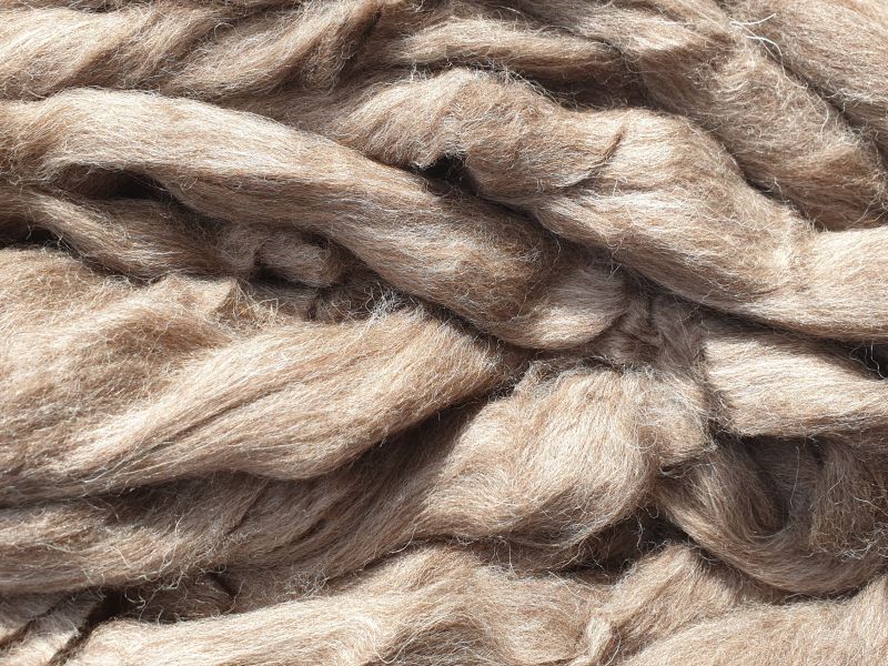 hansheinrich Deutscher Kammzug braun melliert