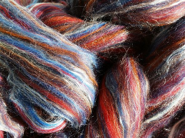 Merino Multicolor mit Seide Ashley