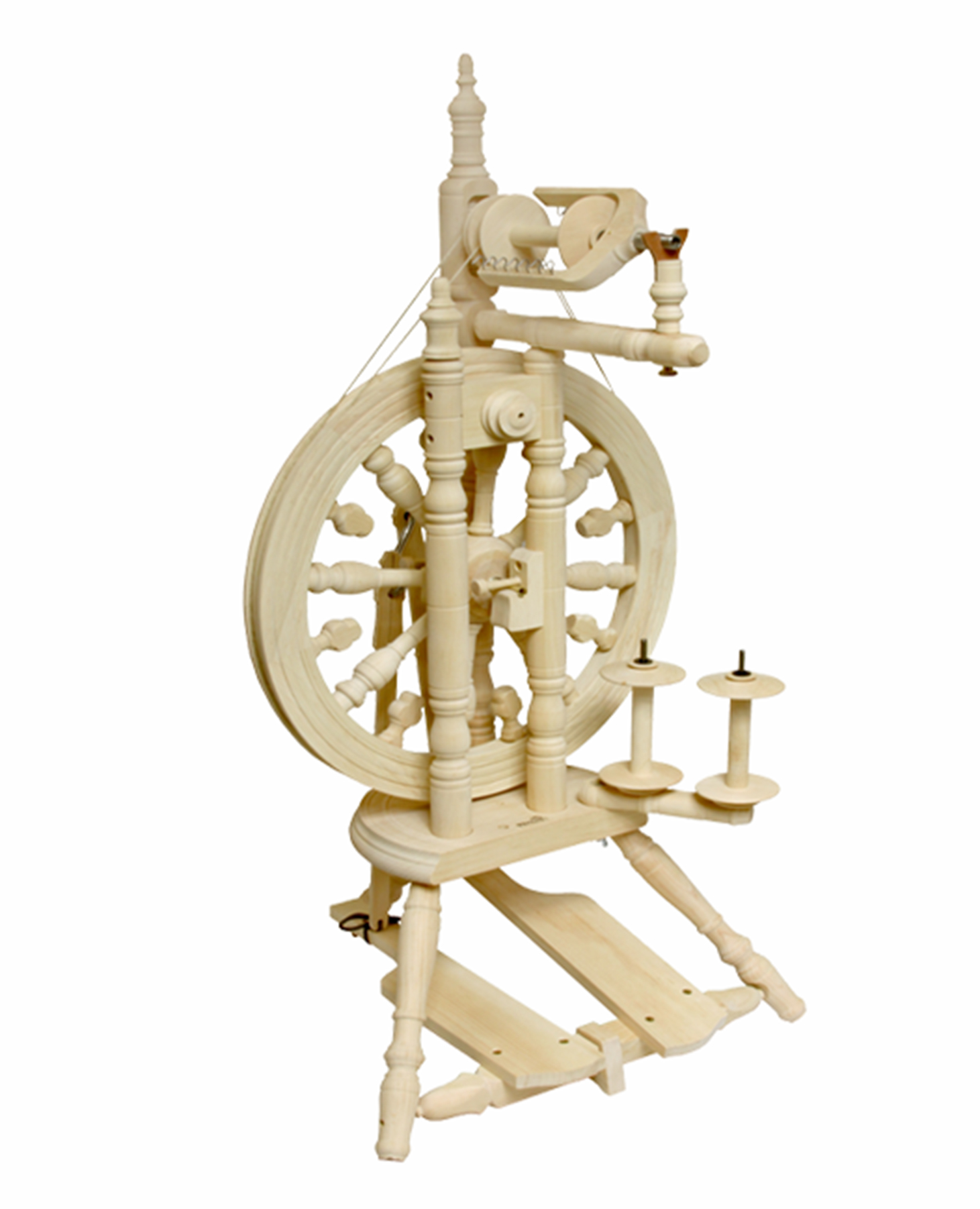 Kromski_Minstrel-Spinning-Wheel-Unfinished Kromski Minstrel naturbelassen